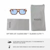 WDZAYXC Stylish Rectangular Sunglasses for Men and Women, UV Protection,