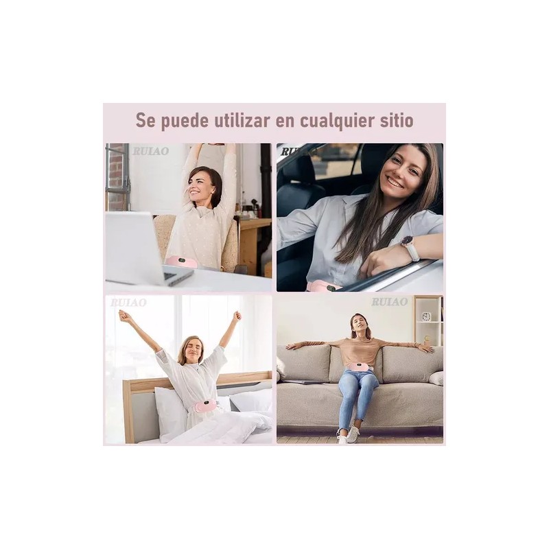 Cinturon Eléctrico Bolsa Termica Para Colicos Menstruales