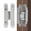 Door Hinges Adjustable 180 Degrees Opening Angle 3D Folding Door