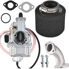 Trkimal VM22 Carburetor 26mm Carb for Intake Pipe Pit Dirt Bike 110cc 125cc 140cc Lifan YX Zongshen Pit Dirt Bike XR50 CRF70 KLX BBR Apollo Thumpstar Braaap Atomic DHZ SSR