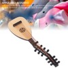 Mini Lute Pipa Model, Musical Instrument Wooden Photo Prop, Chinese