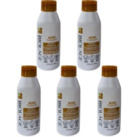Biolage 5 pack Biolage Bond Therapy Shampoo for Overprocessed Hair 1.7oz Travel Size NEW