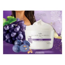 2 Crema Facial Antioxidante Uva 145gr Baul Abuela Fuller                                                                                              