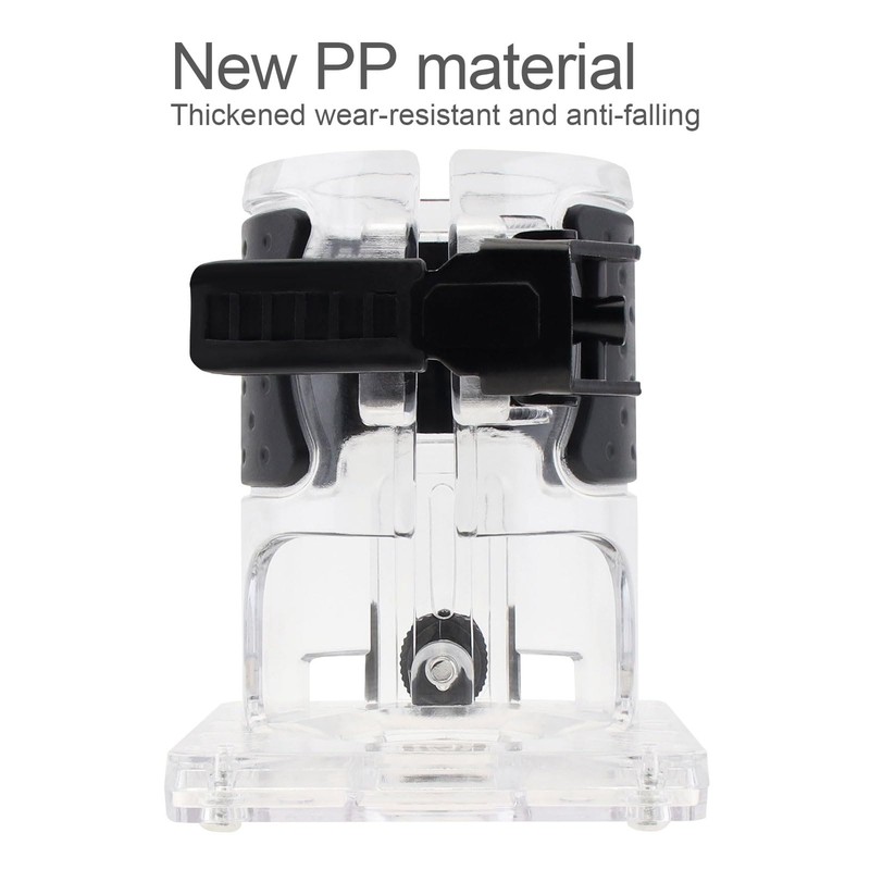 ChgImposs Electric Trimmer Router Base Quick Fixation Durable Trimming Milling