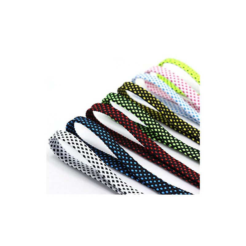 Boowhol Lacci piatti bicolore per scarpe sportive, per bambini e