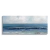 Stupell Industries Cloudy Ocean Waves Horizon Canvas Wall Art, Design