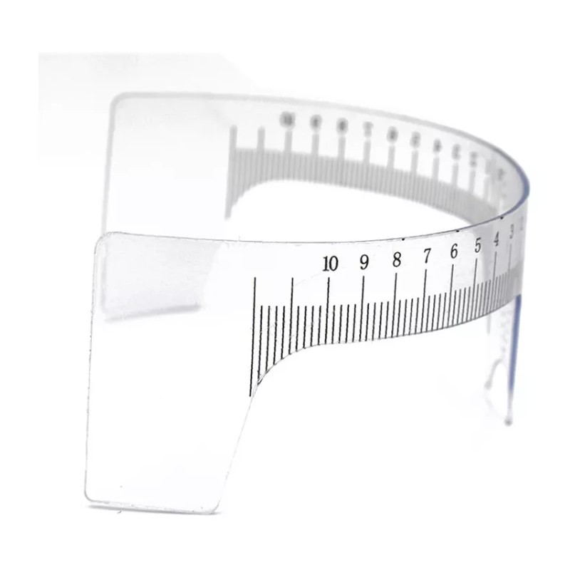 Regla Plastica 4 Reglas Microblading De Plástico Para Diseño Cejas