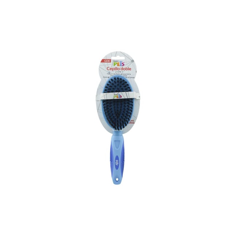 Fancy Pets Cepillo Doble Grande para Perro con Cerdas y