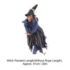 Blue Hanging Horror Witch Decorative Voice Control Hanging Prop Decoration
