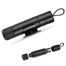 Fentar Emergency Hammer Car with Belt Cutter, Compact Portable Emergency Hammer Car, Mechanical Spring Glass Breaker Car Essentials, Upgrade Multifunctional Belt Cutter, Emergency Hammer (Black)