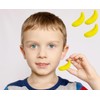 Fruidles Frosted Banana Gummi Candy, Delicious Sugar Coated Fruit Flavors