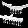 Cbsroro Flexible Bendable Ceiling Curtain Track, Room Divider Curtain Rod