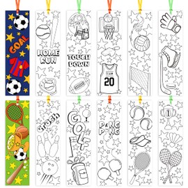 X1zuue 75Pcs Day of the Dead Color Your Own Bookmarks, Mexico Theme DIY Coloring Blank Bookmark Mexican Fiesta Party Game Prize Art Craft Supplies for Teachers Students Classroom Reward Goodie Fillers