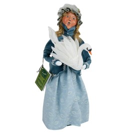 Byers' Choice 7 Swans A-Swimming Caroler Figurine #737 from The 12 Days of Christmas Collection