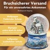 Snow Globe Christmas Walk | Base Winter Landscape Light Blue