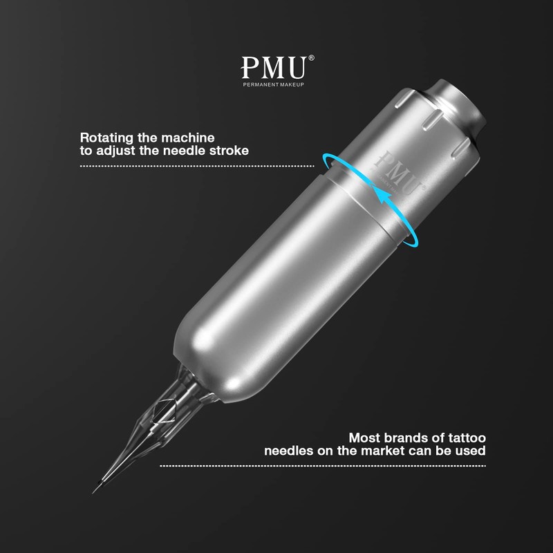 Tattoo Machine 5pcs A (802 Tattoo Machine, Silver)