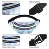 Frienda 2 Pieces Holographic Fanny Pack for Women Colorful Sport