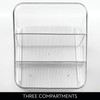 iDesign 3-Section Divided Packet Organizer for Kitchen and Pantry Storage
