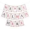 We’Re All Mad Here Banner - Alice In Wonderland First/1st