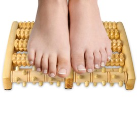 MEDca Pressure Point Therapy Massager - X-Large Dual Foot Massager Roller Feet, Arch and Heel Pain, Plantar Fasciitis Relief, Improve Circulation and Acupressure