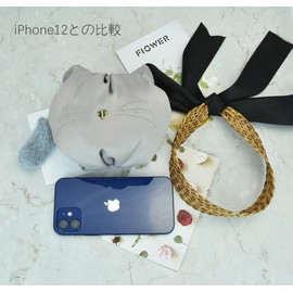 Dr. Maylee Makeup Pouch, Small Items, Cosmetic Storage Box, Pouch, Cute, Women's, Cute Pouch, Cat Pouch, Women's, Cosmetics Storage, gray