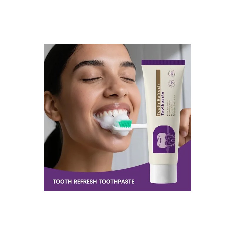 2pcs Tooth Refresh Toothpaste, Fresh Breath Toothpaste,