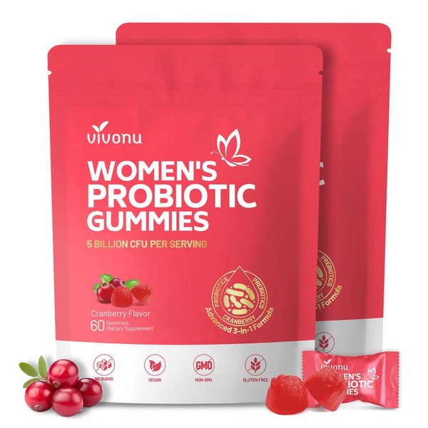 Cranberry Probiotic Gummies | Targeting Body Odor, Women's Health, and