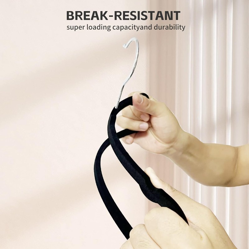 Velvet Hangers Non Slip - 20 Pack Pants Hangers for