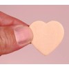 DIY 25 Pack of 1.5 Inch Unfinished Wooden Heart Shape