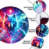 BVBOX Blacklight Tapestry,Animal Tapestry Glow In The Dark,UV Reactive Black