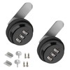 Pack of 2 Cam Lock, Password Drawer Lock, Digit Code
