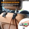 URAQT Auto Hooks, 6 pack Car Storage Hooks Back Seat