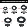 Celepoir Pack of 150 Flat Washers Carbon Steel Washers M4