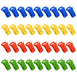Sock Clips for Washing Machine and Dryer, Pack of 36 Sock Holders, Sock Clips with Hanging Hooks, Mini Clothes Peg, Sock Clip Directly in the Drawer Without Folding You