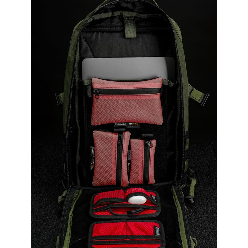 TACTICAL GEEK Storage A5 EDC Storage Pouch Set, Multi-Purpose Hook