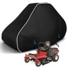 Zenicham Lawn Mower Cover, 600D Waterproof Zero Turn Mower Cover,