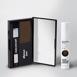 Josh Wood Colour (Brown)Root Touch Up Bundle-Ultimate Hair touch-up for Salon Results,Non-Dye, Temporary Grey Hair Coverage Blend away greys,Apply Root Smudge to Dry Hair & Blending Brush on Wet Hair