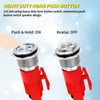 Joinfworld Horn Button 12V 20A Heavy Duty 16MM Metal Horn