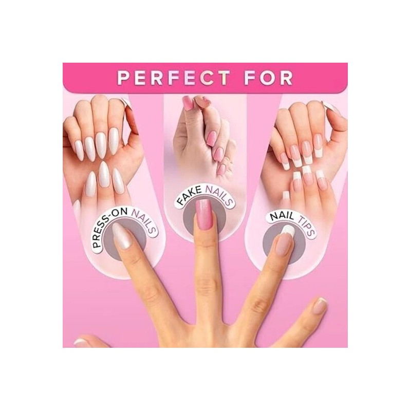 Super Strong Nail Glue 8ml Brush-On for Press On Nails,