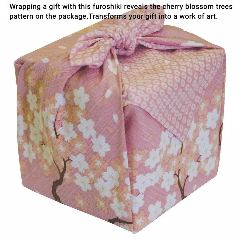Furoshiki Japanese Wrapping Cloth Fabric 27.6"(70cm) Large Size Reusable Eco