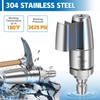 Boltigen Stainless Steel Turbo Nozzle Pressure Washer, 360° Rotating Pressure
