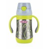 Nuby ID10279 Insulated Stainless Steel Cup with Straw 280 ml