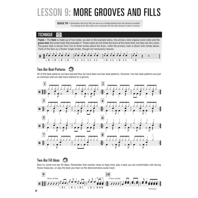 Hal Leonard Drumset Method - Complete Edition (Book/Online Audio)