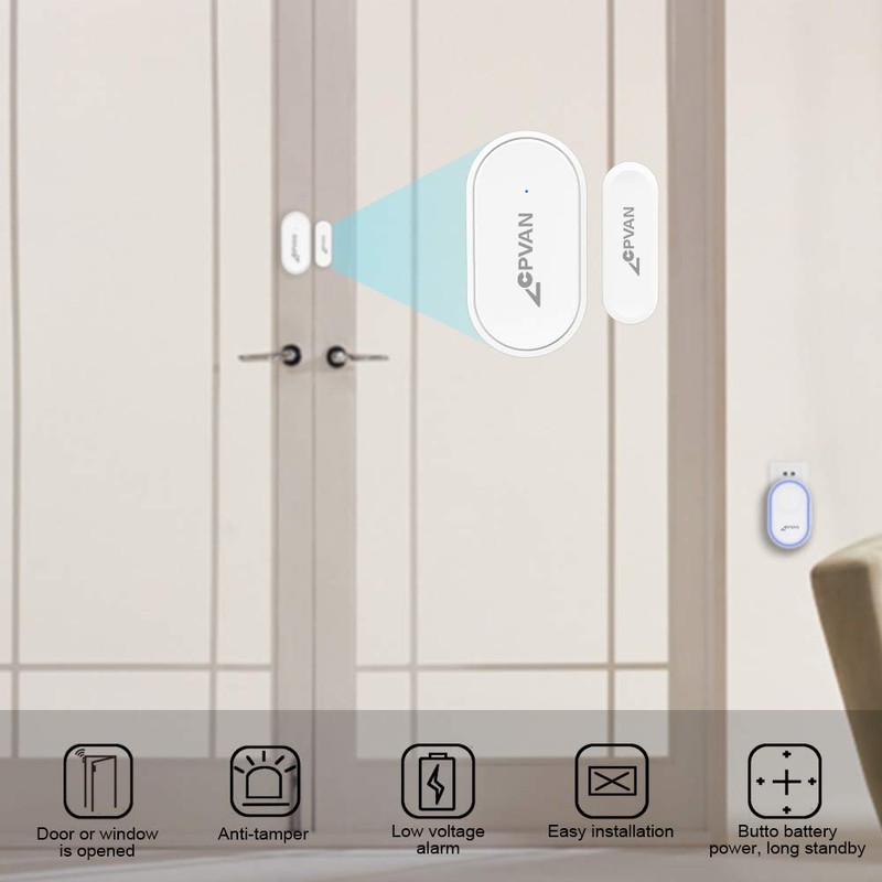 CPVAN Door/Window Contact Sensor only for CP7 / CP8 alarm