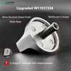 4 Pcs Whirlpool Stove Knobs Replacement W11517334