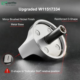 4 Pcs Whirlpool Stove Knobs Replacement W11517334