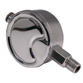 Midline Valve HBW-6T18 Steam Air Vent #6 Heat Regulator Valve; Straight Mount; 1/8 in. NPT; Chrome Plated Steel