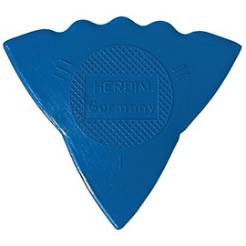Herdim 600202 Plectrum/Pick 3 Strengths Red Medium I Soft II - Medium III - Hard (Pack of 12)