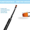INLAQ® 2 in 1 Nail Brush & Spatula - Double