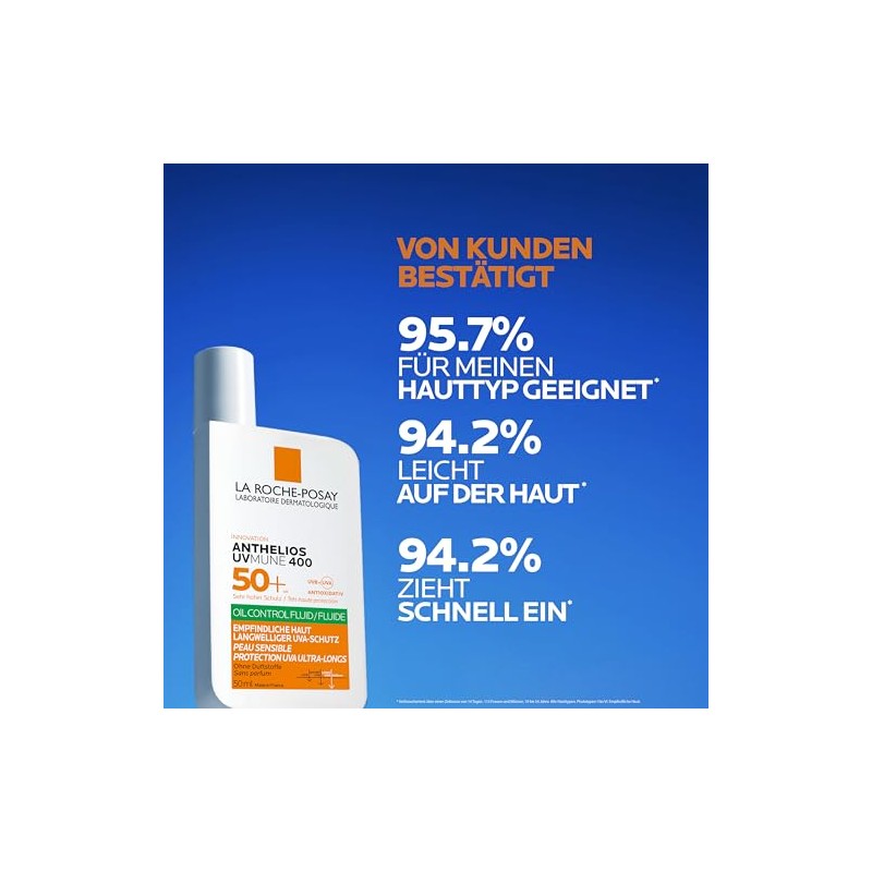 La Roche-Posay Anthelios Oil Control Fluid Without Fragrances UVMune 400